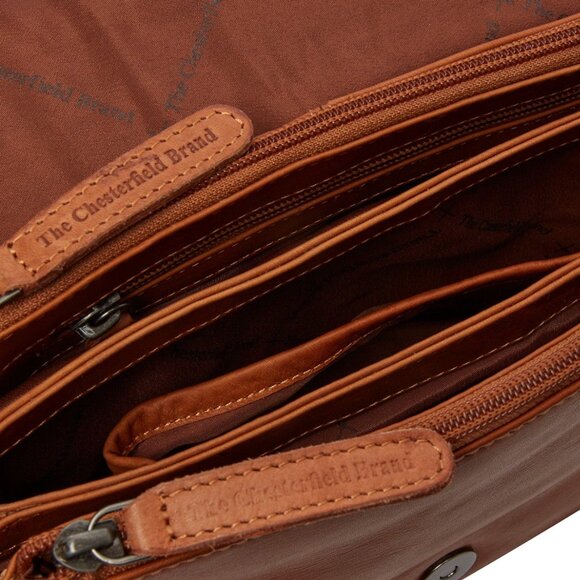 The Chesterfield Brand: Leather Shoulder Bag Cognac Reston - Picture 13 of 14